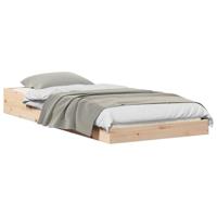 Bedframe Bruin 90 x 210 cm Massief grenenhout - thumbnail