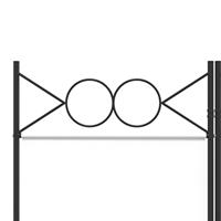 Kamerscherm met 6 panelen 240x220 cm stof wit - thumbnail