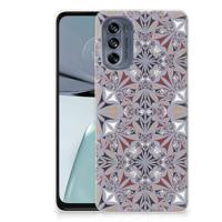 Motorola Moto G62 5G | TPU | Siliconen hoesje | Flower Tiles - thumbnail