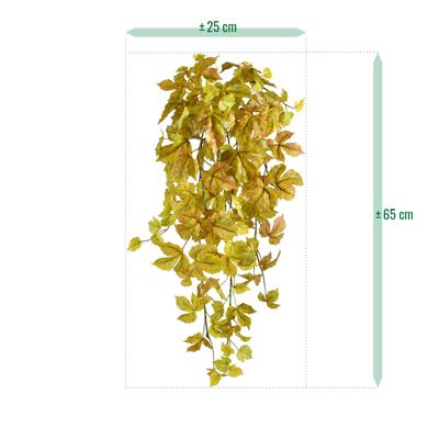 Herfst Maple kunst hangplant 65cm - geel