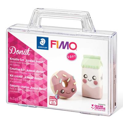 fimo kleiset kawaii Donut junior 9-delig