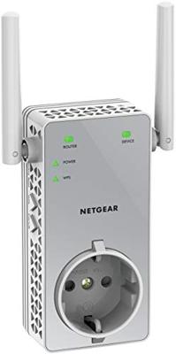 NETGEAR EX3800 WiFi Range Extender AC750, Dual-Band - 1 Fast Ethernet poort met geïntegreerd stopcontact