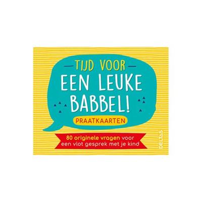 Tijd voor een leuke babbel! Praatkaarten (Kaartspellen) Tijd voor een leuke babbel! Praatkaarten (Kaartspellen)