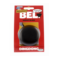 NietVerkeerd bel 80mm ding dong merlot black - thumbnail