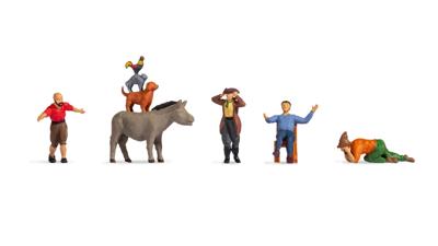 NOCH 15806 H0 Bremer stadsmuzikanten figuren Geverfd