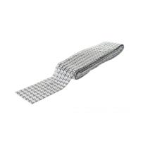 Kerstkrans DKD Home Decor Gouden Zilverkleurig PVC 300 x 5 x 0,1 cm - thumbnail