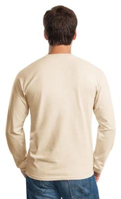 Gildan G2400 Ultra Cotton™ Long Sleeve T-Shirt - Safety Green - 5XL