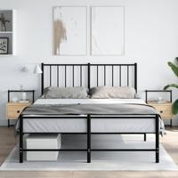 Nachtkastjes 2 st wandgemonteerd 35x30x51 cm hout sonoma eiken - thumbnail