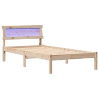 Bedframe Bruin 90 x 190 cm Massief grenenhout - thumbnail