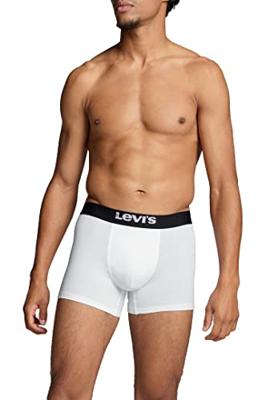 Levi's Boxershorts Solid Basic Organic Cotton 2-pack Black / Red-L