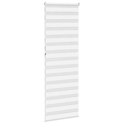 Zebra rolgordijn 90x230 cm stofbreedte 85,9 cm polyester wit