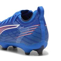 PUMA Ultra 6 Pro Gras / Kunstgras Voetbalschoenen (MG) Kids Blauw Wit Felrood - thumbnail