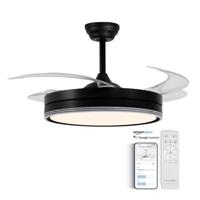 Plafondventilator Universal Blue Zwart - thumbnail