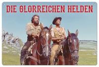 Bud Spencer & Terence Hill Tin Sign Die glorreichen Helden 20 x 30 cm - thumbnail