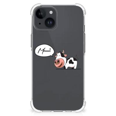 iPhone 15 Stevig | Bumper Hoesje | Cow iPhone 15 Stevig | Bumper Hoesje | Cow