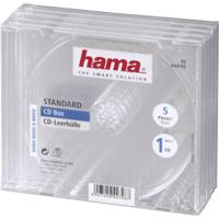 Hama cd box transparant 5pak - thumbnail
