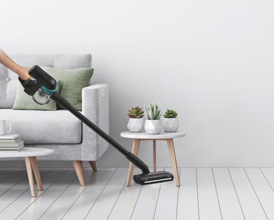 Draadloze steelstofzuiger - HOOVER HF410P - 190W vermogen - 30 minuten gebruiksduur - 0,7L stofreservoir - Zwart