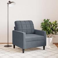 Fauteuil 60 cm fluweel donkergrijs - thumbnail