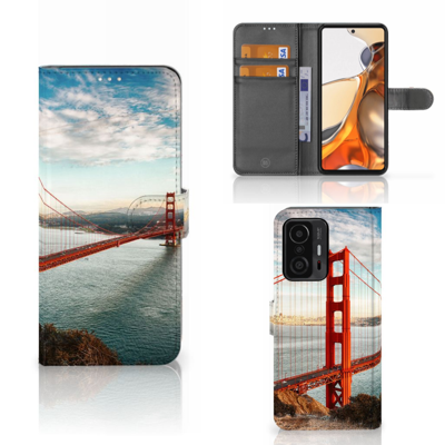 Xiaomi 11T | 11T Pro | Flip Cover | Golden Gate Bridge