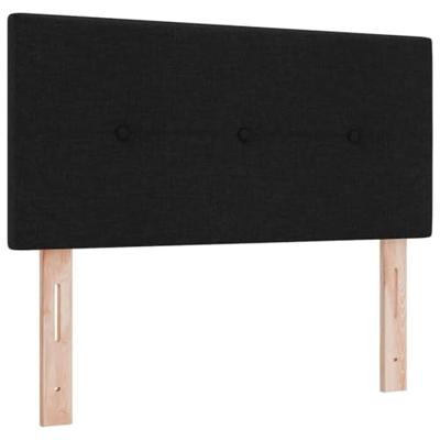 LED-hoofdbord met LED -striplichten Zwart 100 cm Stof - thumbnail