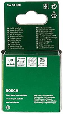 Bosch Groen PRR 250 ES Slijpwals - 60 x K80 - 1600A00152