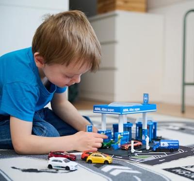 Majorette Petrol Station Aral + 1 Vehicle Tankstationset (model)