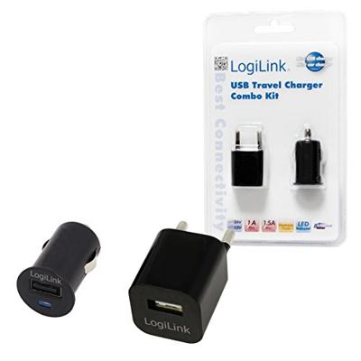 LogiLink PA0076 USB-oplader 1x USB-A Zwart Binnen, Auto LogiLink PA0076 USB-oplader 1x USB-A Zwart Binnen, Auto
