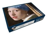 Puzzel (1000 stukjes): Meisje met de parel - Girl with the Pearl Earring, Vermeer, Mauritshuis - thumbnail
