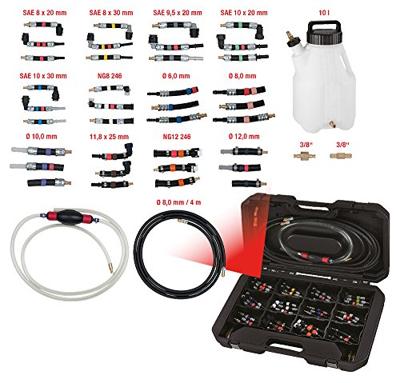 KS Tools 150.1860 Brandstofsysteem test- en reinigingsset, 43-delig