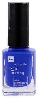 HEMA Long lasting nagellak 347 Delft Blue (blauw)