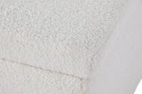 Kruk Home ESPRIT Wit Polyester Hout MDF 60 x 60 x 36 cm - thumbnail