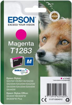 Epson Inktcartridge T1283 Origineel Magenta C13T12834012