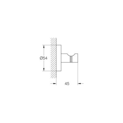 Grohe Essentials Handdoekhaak Ø 5,4x4,5 cm Cool Sunrise