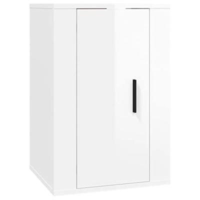Tv-wandmeubel 40x34,5x60 cm hoogglans wit Tv-wandmeubel 40x34,5x60 cm hoogglans wit