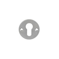 P&E P+E Rozet profielcilindergat rond ø55x2mm met schroefgaten rvs geborsteld - thumbnail