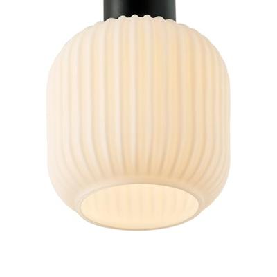 Nordlux 3-lichts hanglampMilford zwart met wit - 2412623003