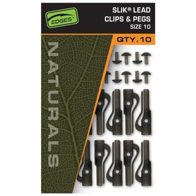 Fox Naturals Size 10 Slik Lead Clip & Pegs