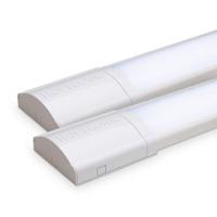 2x LED Batten 60cm - 18W 2520lm (140lm/W) - 6500K daglicht wit - Vervangt 160W - Samsung SMD LED chips - Flikkervrij - IP20 Stofdicht - Onderbouwverlichting - thumbnail
