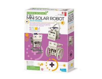 4M KidzLabs Bouwpakket -3 in 1 mini solar robot