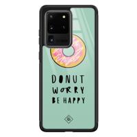 Samsung Galaxy S20 Ultra glazen hardcase - Donut worry - thumbnail