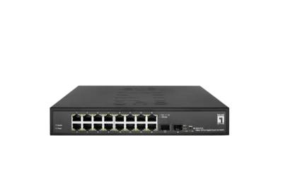 LevelOne GES-2118 netwerk-switch Managed L2 Gigabit Ethernet (10/100/1000) Zwart LevelOne GES-2118 netwerk-switch Managed L2 Gigabit Ethernet (10/100/1000) Zwart