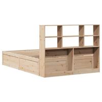 Bedframe zonder matras massief grenenhout 120x190 cm - thumbnail
