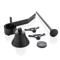 De Oude Deurklink Trekbel mat zwart - thumbnail