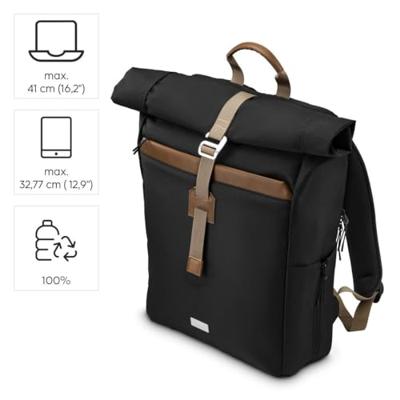 Hama Laptop-rugzak Silvan Rolltop Duurzaam Tot 41 Cm (16,2) Zwart
