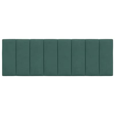 Hoofdbordkussen 140 cm fluweel donkergroen Hoofdbordkussen 140 cm fluweel donkergroen