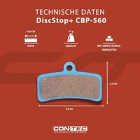 CONTEC schijfremblok "discstop+ cbp-560" ct disc brake pads cbp-560 organic - thumbnail
