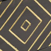 vidaXL Tv-meubel 120x30x40 cm massief mangohout zwart en goudkleurig - thumbnail