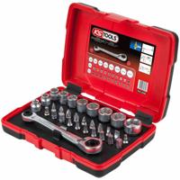 KS Tools 9183050 918.3050 Dopsleutelset Metrisch 1/4 (6,3 mm) 31-delig - thumbnail