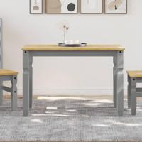 Eettafel Corona 112x60x75 cm massief grenenhout grijs - thumbnail