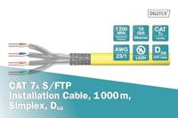 Digitus DK-1743-A-VH-10-LD Netwerkkabel CAT 7a S/FTP Geel 1000 m - thumbnail
